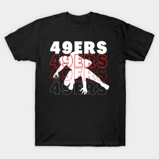 49 ers graphic design artwork T-Shirt